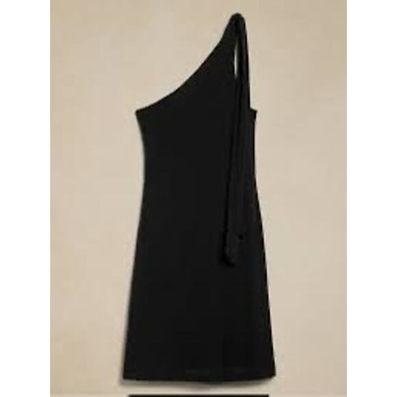 Banana Republic Factory TENCEL™ KNEE-LENGTH DRESS small NWT little black  dress - Picture 3 of 11